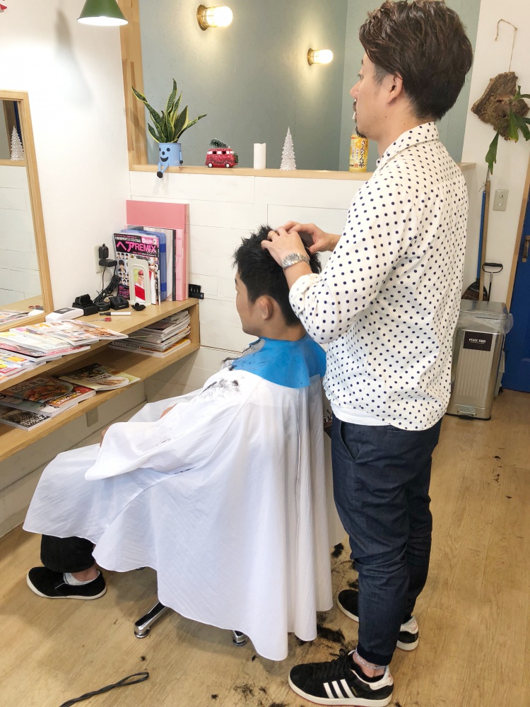 総合格闘家のヘアスタイルはこうっ 武蔵新城駅の美容室 Peace Hair ピースヘアー